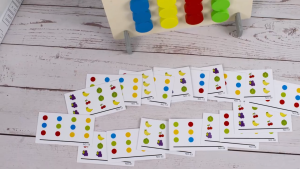 Đồ chơi ghép gỗ logic tư duy bốn màu cho bé đồ chơi chất liệu gỗ an toàn giúp bé phát triển tư duy-đồ chơi giáo dục sớm