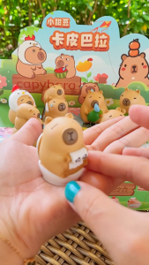 Mô Hình CapyBara Nâu Ngồi WC Blindbox Bộ 8 203 Trang Trí Xe Hơi Nhà Cửa Decord Quà Tặng Dễ Thương