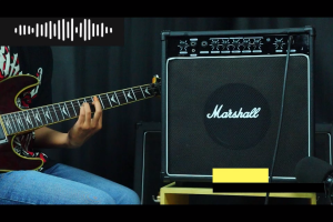 Ampli Gitar 7 Inch 3 Input: Efek Distorsi, Delay, Mic & Aux