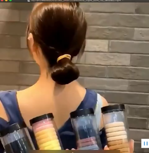 Hộp 20 dây chun buộc tóc mix màu xinh xắn