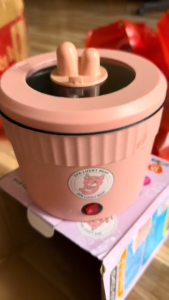Nồi Lẩu Điện Đa Năng Mini Cô Đơn Hot Trend Trung Quốc Dung Tích 0.8L Công Suất 500W Phủ Chống Dính Nấu Ăn Nhanh Chóng Tiện Lợi Thiết Kế An Toàn Chất Liệu Cao Cấp