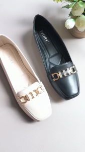 Ivory Sepatu Wanita Flatshoes Ballet Lentur 888-V49