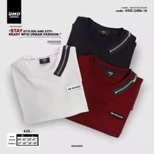 [พร้อมส่ง] เสื้อคอกลม ทรง𝐎𝐯𝐞𝐫𝐬𝐢𝐳𝐞 เนื้อผ้า Tricot Polyester พรีเมี่ยม ใส่สบาย ทั้งผู้ชาย-ผู้หญิง