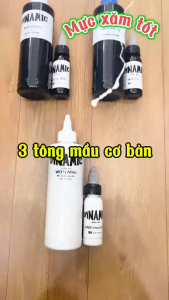 Mực xăm Dynamic TBK màu đentrai to rót lẻ.