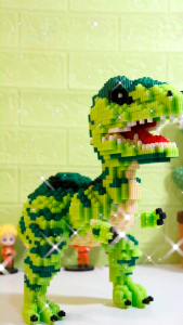 SMY Nano Blocks DINOSAURUS 3D Model Mainan Anak Bricks Education Toys Balok Susun Puzzle Animasi
