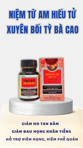Niệm Từ Am Hiếu Tử Tỳ Bà Cao - Giảm Ho Tan Đàm - Giảm Đau Họng Viêm Họng Viêm Thanh Quản Chai 75ml