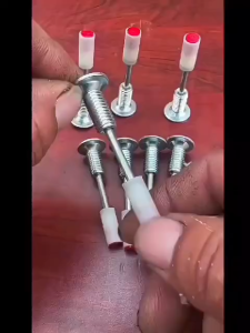 Heeman4u Manual Steel Nails Gun Set And Mini Threaded Cannon Nail M8 with Threaded Nail Screwable NutManual Steel Nails Gun Set dan Mini Threaded Cannon Nail M8 dengan Nut skru kuku Threadedded Cannon Nail M8 with Threaded Nail Screwable NutManual Stee