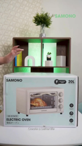 SAMONO Electric Oven SW-EOW20 20 Liter | Open Pemanggang Listrik Low Watt Kapasitas 20L
