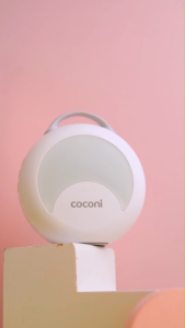 COCONI SnoozeNest Baby Shusher with LED Lamp Portable | Alat Bantu Tidur Bayi Portable dengan Lampu White Noise Lagu dan Lampu