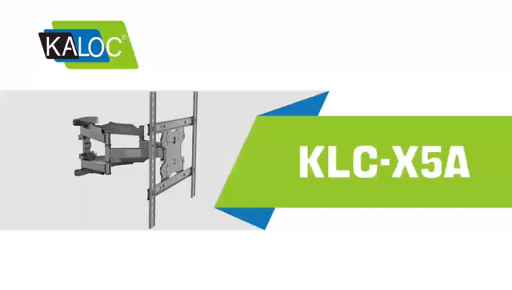 Kaloc X5A 32-60 inch Double Arm Wall Mount TV Brackets Swivel (Load ...