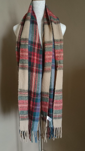 PRELOVED SCARF Cashmere / Wool shawl imported from Japan Korea US & Europe SS03