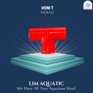 (T MERAH) SAMBUNGAN T PIPA AQUARIUM / T PIPA AQUARIUM /SAMBUNGAN PIPA 5/8