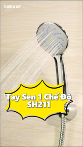 [Trả góp 0%] Sen nóng lạnh kết hợp bộ phụ kiện sen tắm đứng S123C - BS125