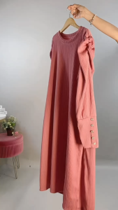 Tunik Kania Rayon Knit Garis 153 NONYFASHION Wanita Muslim
