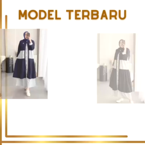 1 Set Inner Dress dan Outer