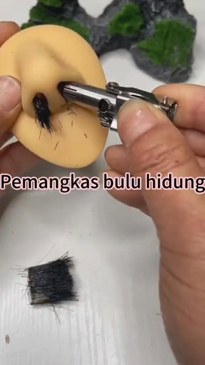 Gunting Bulu Hidung Nose Hair Trimmer Alat Cukur Bulu Hidung Manual Tanpa Baterai