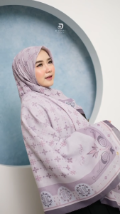 KERUDUNG SCRAFT MOTIF TERBARU SERIES HARUKA DAFFI