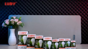 Bohlam Lampu LED Luby Prima 18 W Cahaya Putih Low Voltase A-Bulb SNI