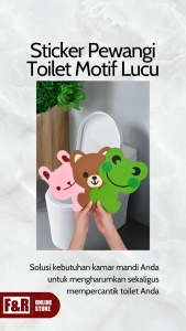 Stiker Pewangi Toilet Waterproof Penghilang Bau Kamar Mandi Tempel Pengharum WC