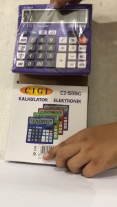 Kalkulator Calculator Cigi 555C (12 digit) / Kalkulator Dagang Kantoran Sekolahan / Cod / Keep Blessing