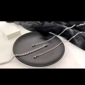 MODEL KALUNG TERBARU KALUNG RANTAI SILVER ANTI KARAT ANTI LUNTUR