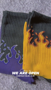 Kaos Kaki Oldschool Motif Skate Merk Panjang Premium - Hosela Project