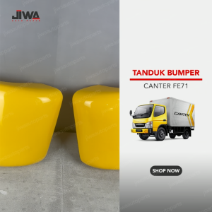 Jiwa Auto - Tanduk Bumper CANTER FE71 Kuning Kuping Samping Bemper Mobil Box
