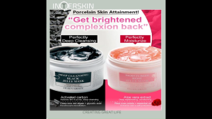 Bundle Pack Eileen Grace Rose Petals Crystal Jelly / Carbon Black Film Beauty Mask - 600ml