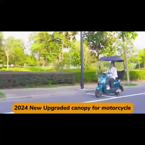 📢Can withstand 10-level typhoon📢Seveteenth canopy for motorcycle foldable  5 times thickened Sunscreen Rainproof Widened side guard canopy for ebike Electric Car Canopy Motorcycle Awning  heavy duty ebike cover  waterproof canopy ebike  motorcycle canop