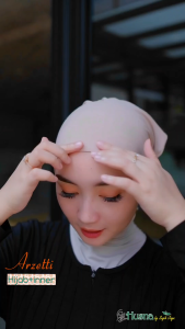 Husna Instan Jilbab Bergo Khimar Hijab + Inner Arzetti Jersy Premium