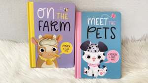 Meet the Pets/On the Farm a Touch & Feel Story Board Book