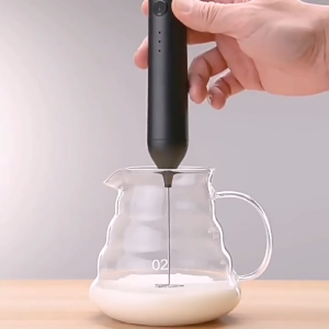 KLT มือถือนมไฟฟ้าฟองตีไข่สแตนเลสกาแฟขนาดเล็กคาปูชิโน่ครีมผสมบาร์ตีไข่เครื่องมือเบเกอรี่เค้กที่บ้าน