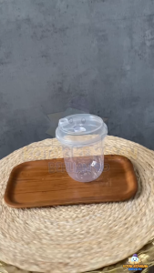 (ISI 25 PCS)Gelas injection minuman kopi jus es teh 12 oz 380 ML gelas aestetik korea + tutup