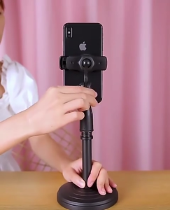 Holder Phone Stand Universal HD-25 Dudukan Handphone Dimeja Penyangga Hp Naik Turun