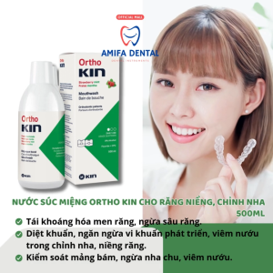Nước Súc Miệng Chỉnh Nha OrthoKin Nước Súc Miệng Răng Niềng OrthoKin - Chính Hãng KIN