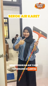 SEROK AIR KARET - Jumbo / Pel Karet Gagang / Wiper Lantai