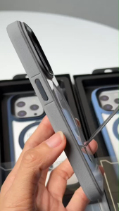 เคสโทรศัพท์ไอโฟน Magsafe Premium ขอบข้างซิลิโคลน ขอบกล้องสองชั้นกันกระแทก วงแหวนMagsafe ตั้งได้ 15promax 15pro 15 14promax 14pro 14 13promax 13pro 13