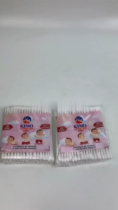 Klik-Beli Cotton Bud Kimo Anak Isi 100 Sticks Baby Korek Kuping Kapas Pembersih Telinga Bayi Balita