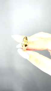 Emas Bangkok Emas Korea 24K Ring Gold Plated Adjustable Cincin Emas Sadur melaraskan Perempuan emas 916 G