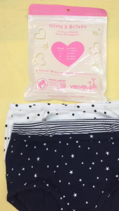 Celana Dalam Anak Laki-Laki & Perempuan: Velvet Junior Underwear Brief 3PCS