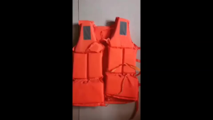 New Orange Adult Childen Foam Flotation Swimming Life Jacket Vest With Whistle NEW+FREE SPONGE