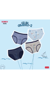 Sorex Kids Boys Briefs GM 852 CD Anak Cowok Celana Dalam Anak Laki-Laki GM852 Bahan Katun Poliester