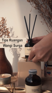 Reed Diffuser Summerspring Pengharum Ruangan Tahan Lama Aroma teh tong Tji 40 ml