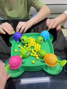 Board Game for Kids Turtle Eat Beans Toy Children Puzzle Interactive Learning Eat Ball Turtle Mainan Gift Family Games