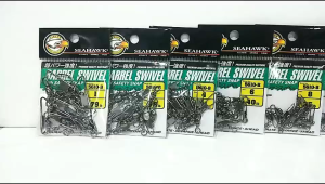 SEAHAWK BARREL SWIVEL WITH SAFETY SNAP 5610-B Hook Swivel Swivel Socket - Lazada