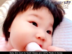 [Baby Bro] [25PC] Disposable Baby Tooth & Gum Wipes Oral Infant Mouth Cleaner Newborn Finger Cleaning Wipe - Korean