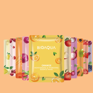 BIOAQUA Masker Sheet Mask Hydrating Essence Face Mask Brightening Moisturizing Skin Care Anti aging Masker Wajah Lynn Design Sheet Mask Hidrasi Kulit Masker Anti-Aging Berbasis Buah - Lazada