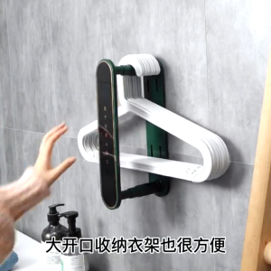 Calden Tempat Gantungan /Baju Penyimpanan Gantungan/Clothes Hanger Storage /Teleskopik yang/dapat disesuaikan Baju Storage Rack Holder gantungan /baju Organizer hanger