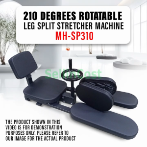 [NEW] SellinCost Leg Stretching Machine Foldable Backrest 210 Degrees Rotatable 1Yr Warranty Improve Flexibility Mobility Reduce Hip Pain Leg Stretcher Flexibility Yoga Dance Gymnastics Martial Art  Thighs Glutes Pelvic Floor MH-SP310