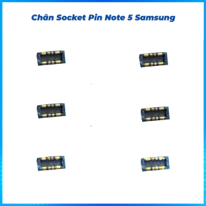 Chân socket pin trên main Note 5 samsung